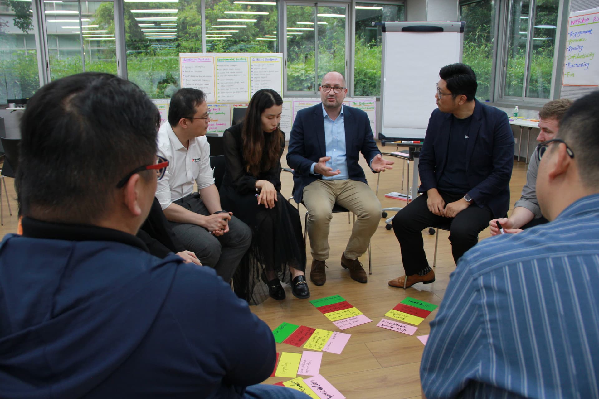 Leadership workshop facilitated by 8C Consulting
